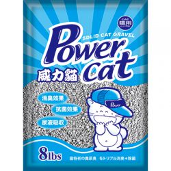 POWER CAT - 威力貓強效除臭粗貓砂8lbs